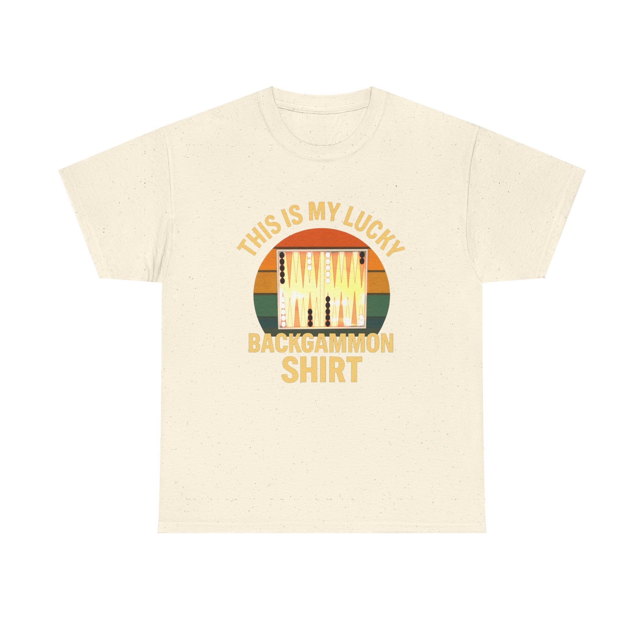 This Is My Lucky Backgammon Shirt Tee — Retro Backgammon Player T-Shirt