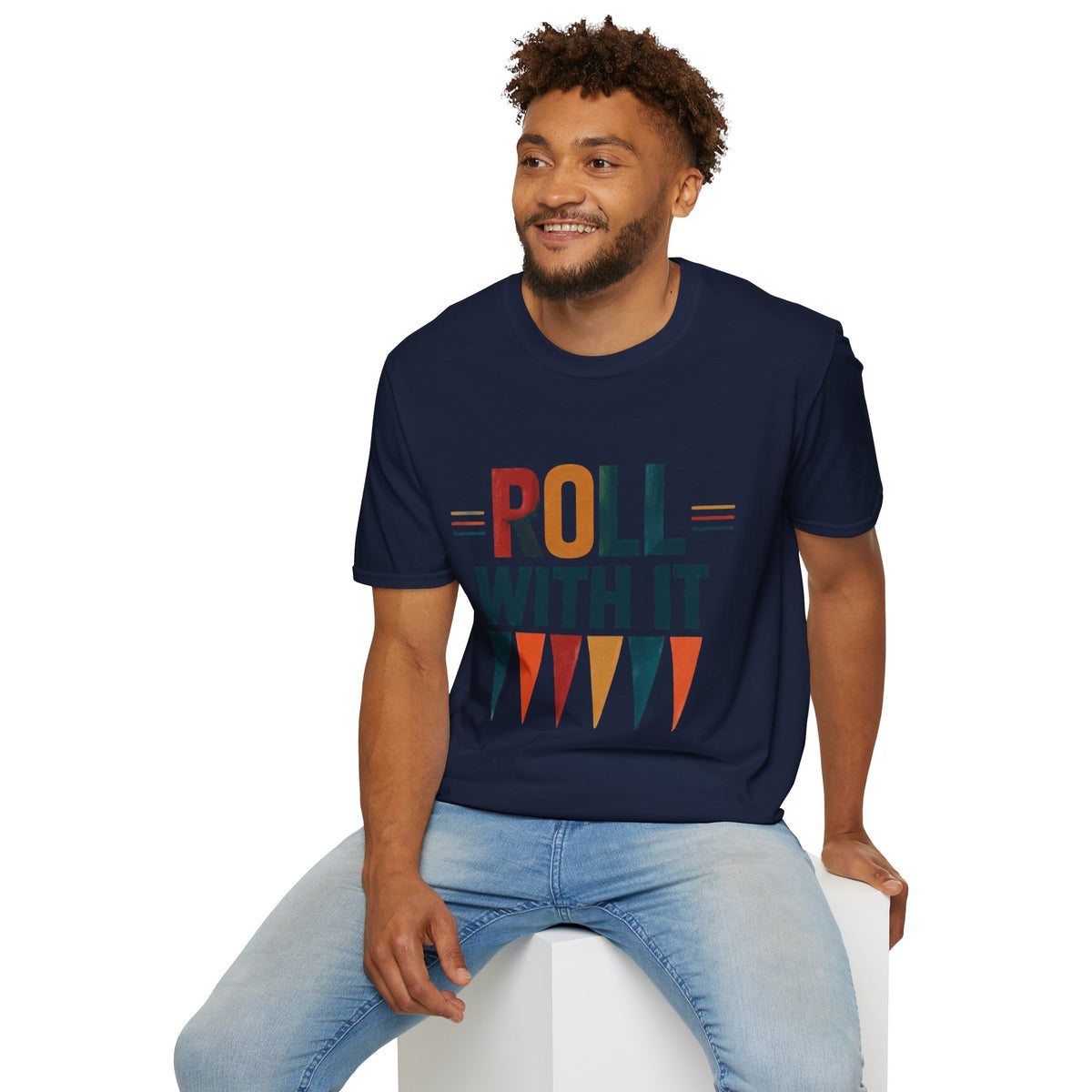 Roll With It T-Shirt — Retro Graphic Tee