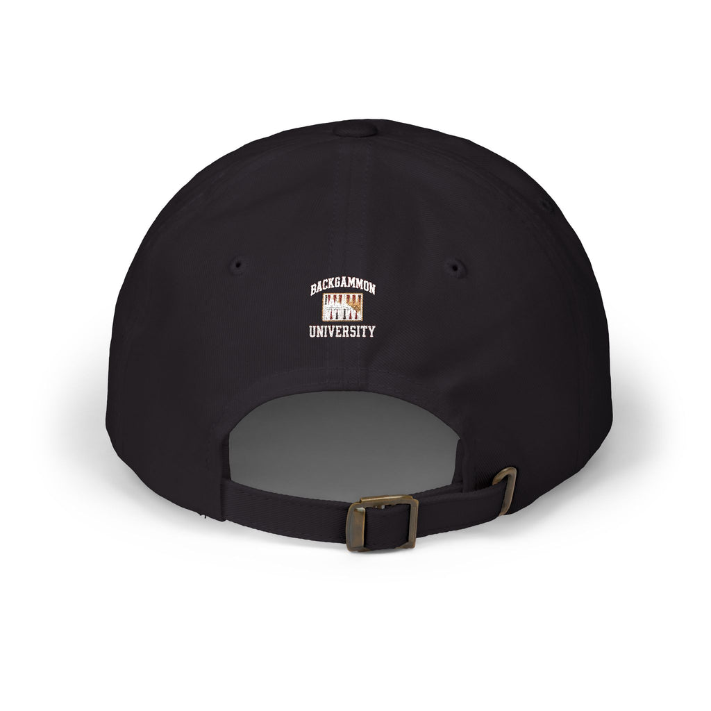 Backgammon University Dad Cap — Vintage Backgammon Board Baseball Hat