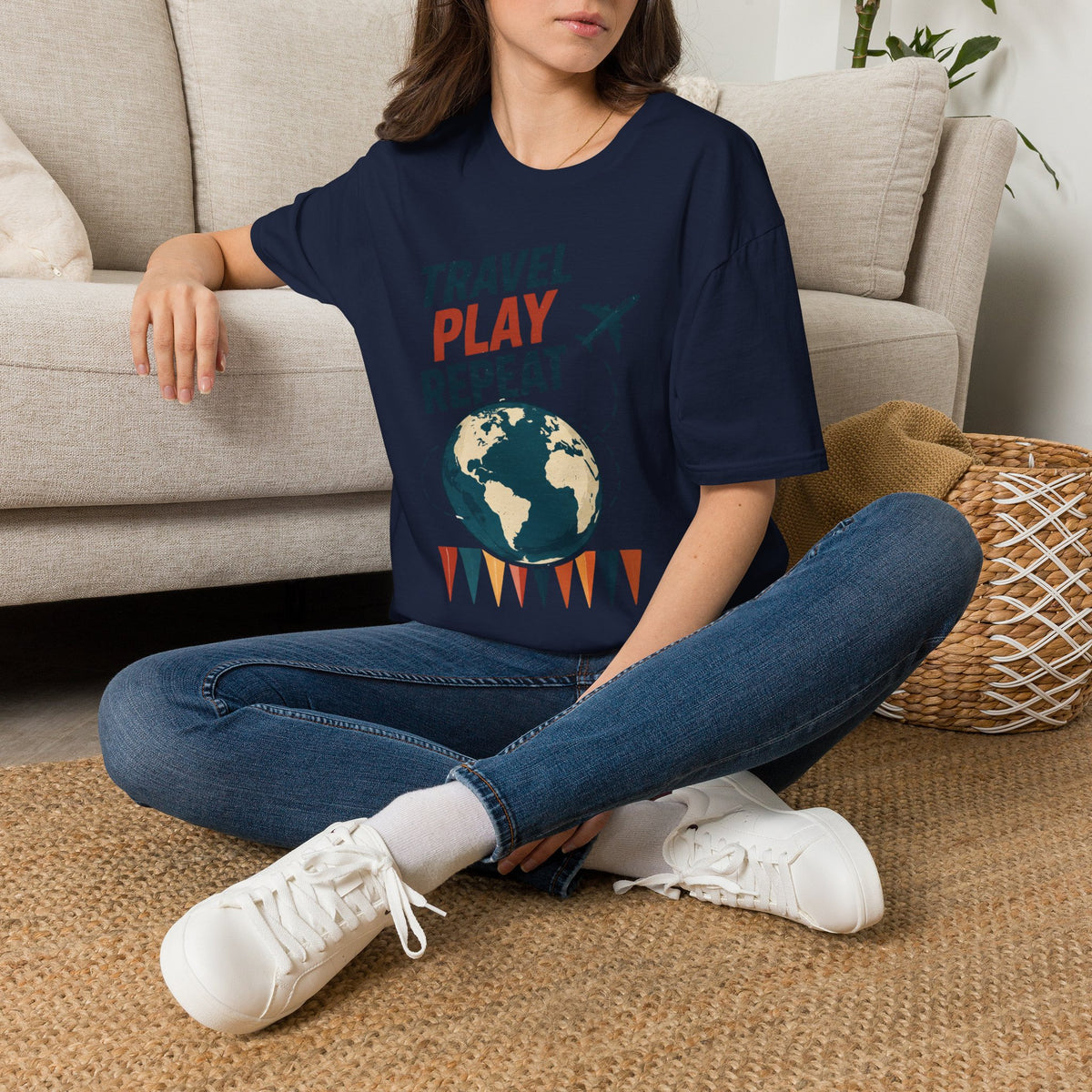 Travel Play Repeat T-Shirt – Backgammon