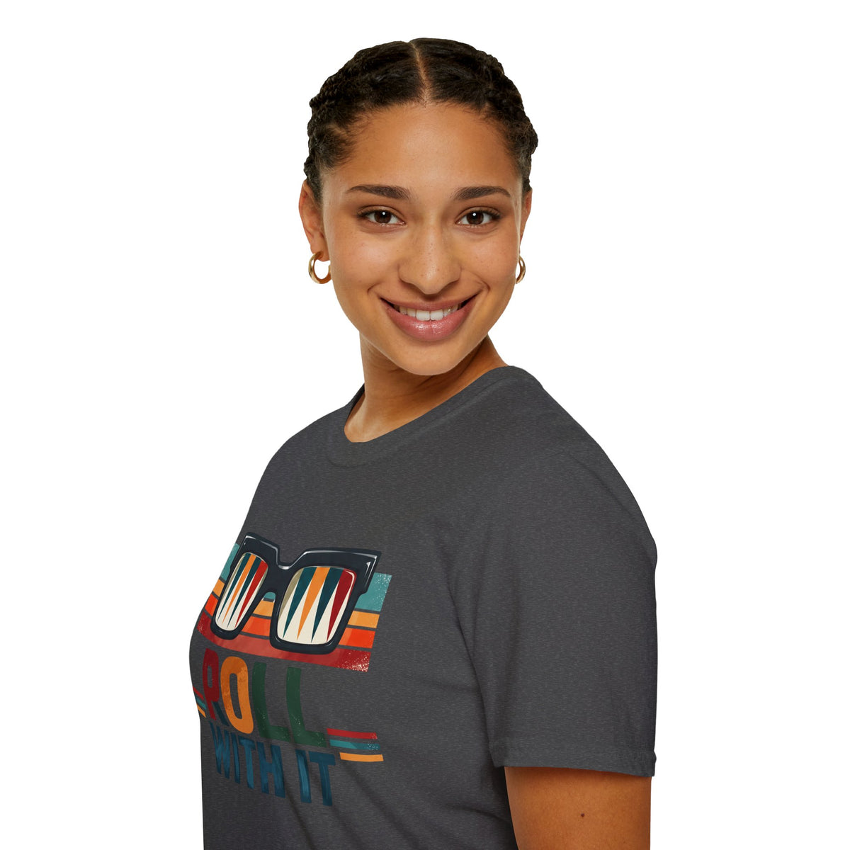 Roll with it 2 T-Shirt — Retro Summer Vibes Graphic Tee