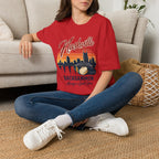 Nashville Backgammon T‑Shirt — Vintage Skyline Game Night Tee