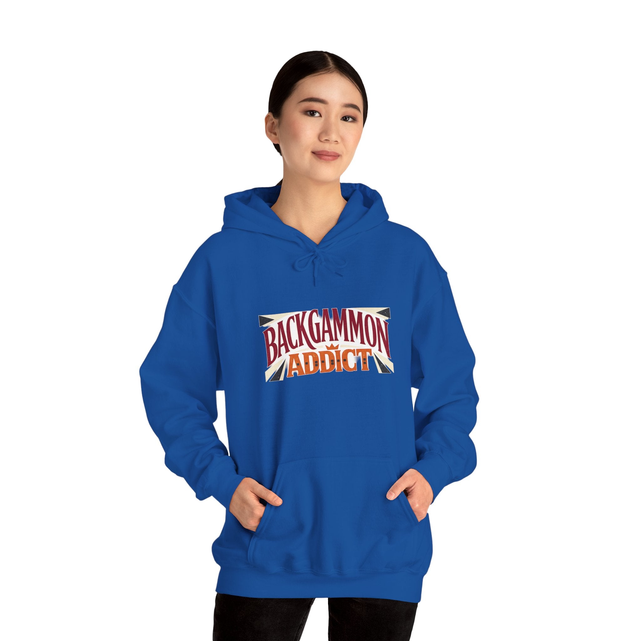 Backgammon Addict Hoodie — Graphic Backgammon Player Pullover