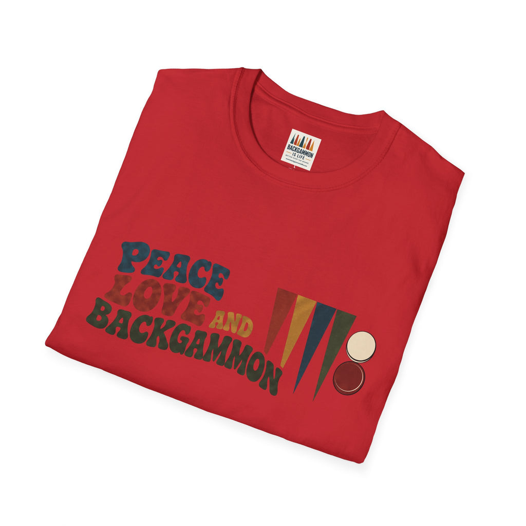 Peace, Love and Backgammon T-Shirt