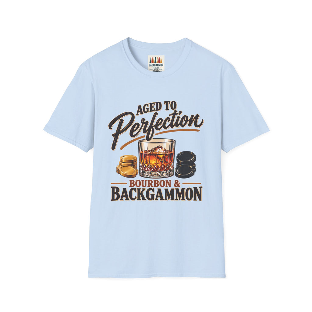 Aged to Perfection – Bourbon & Backgammon T-Shirt