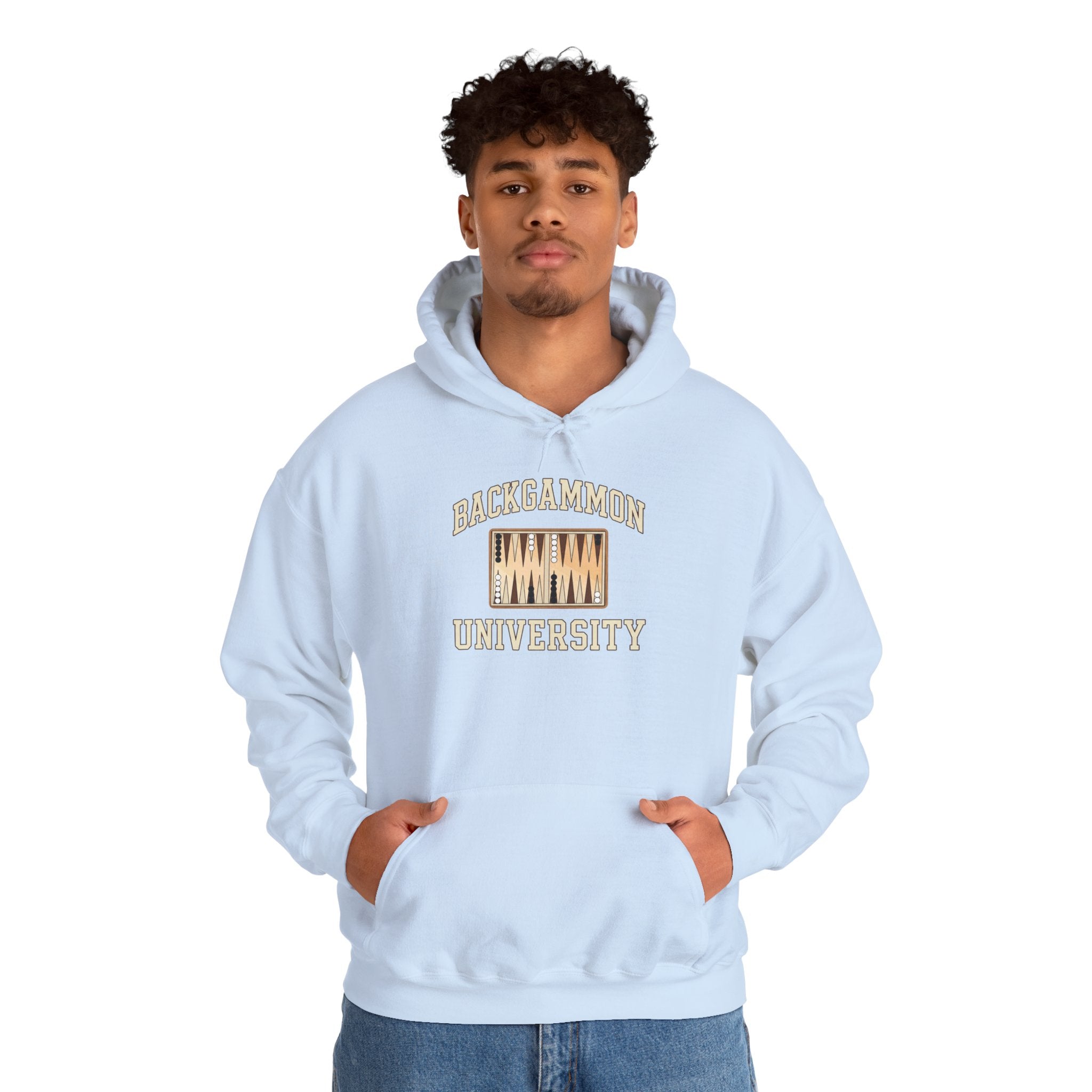 Backgammon University 2 Unisex Heavy Blend™ Hooded Sweatshirt
