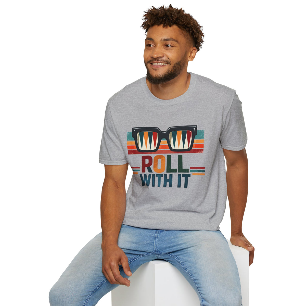 Roll with it 2 T-Shirt — Retro Summer Vibes Graphic Tee