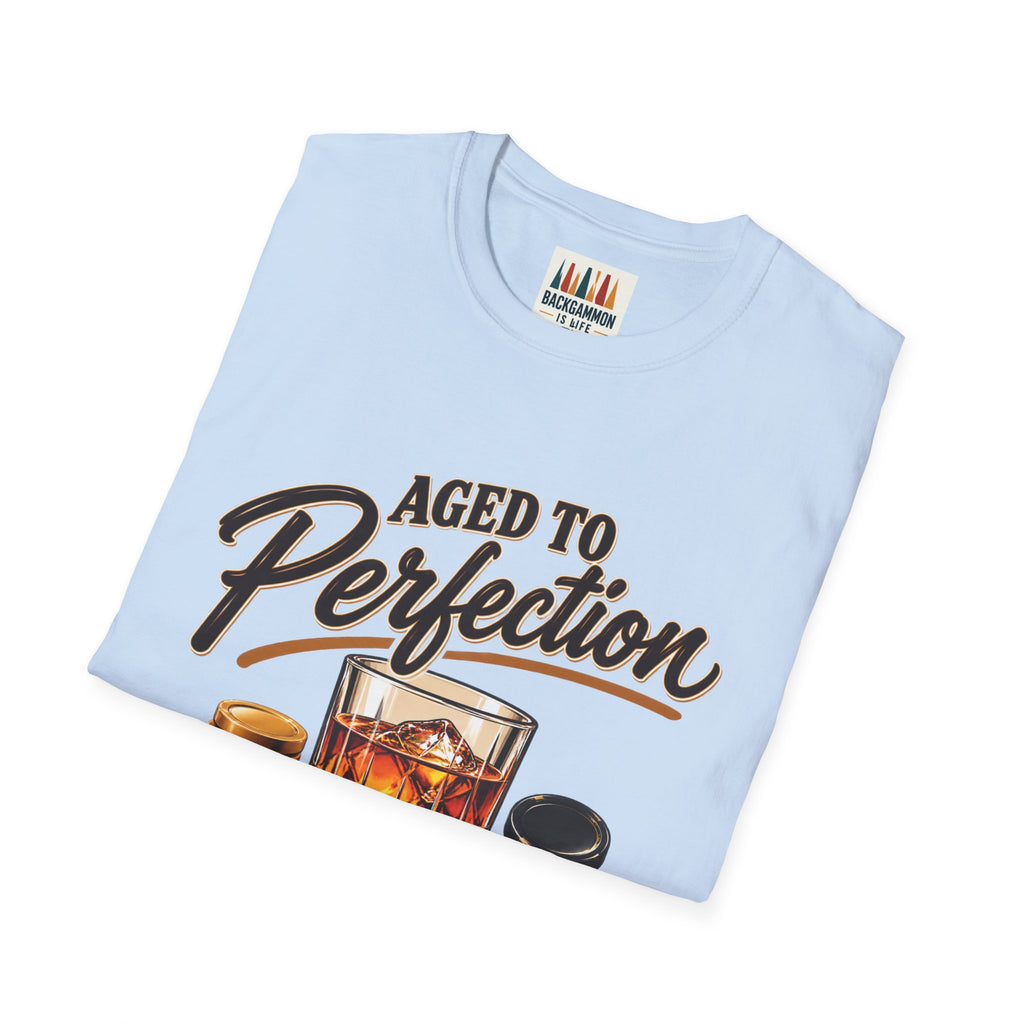 Aged to Perfection – Bourbon & Backgammon T-Shirt