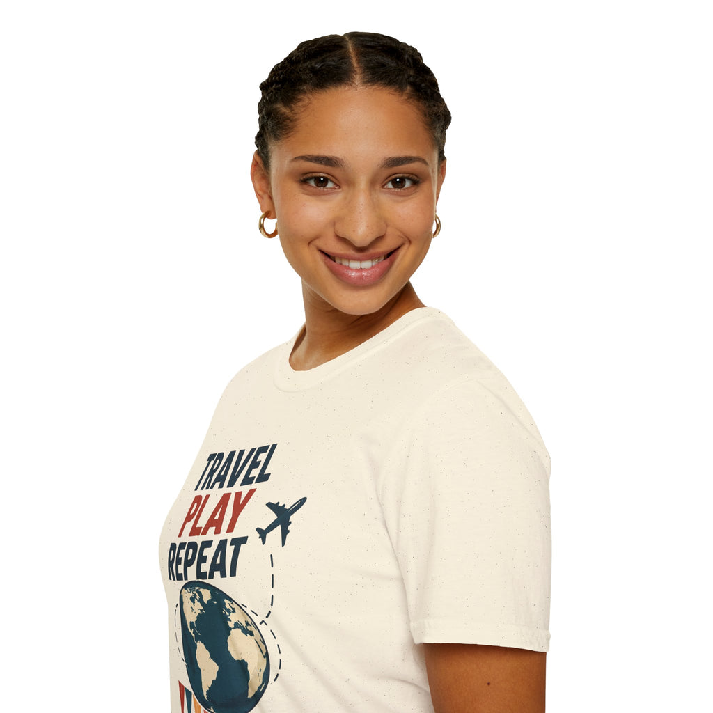 Travel Play Repeat T-Shirt – Backgammon