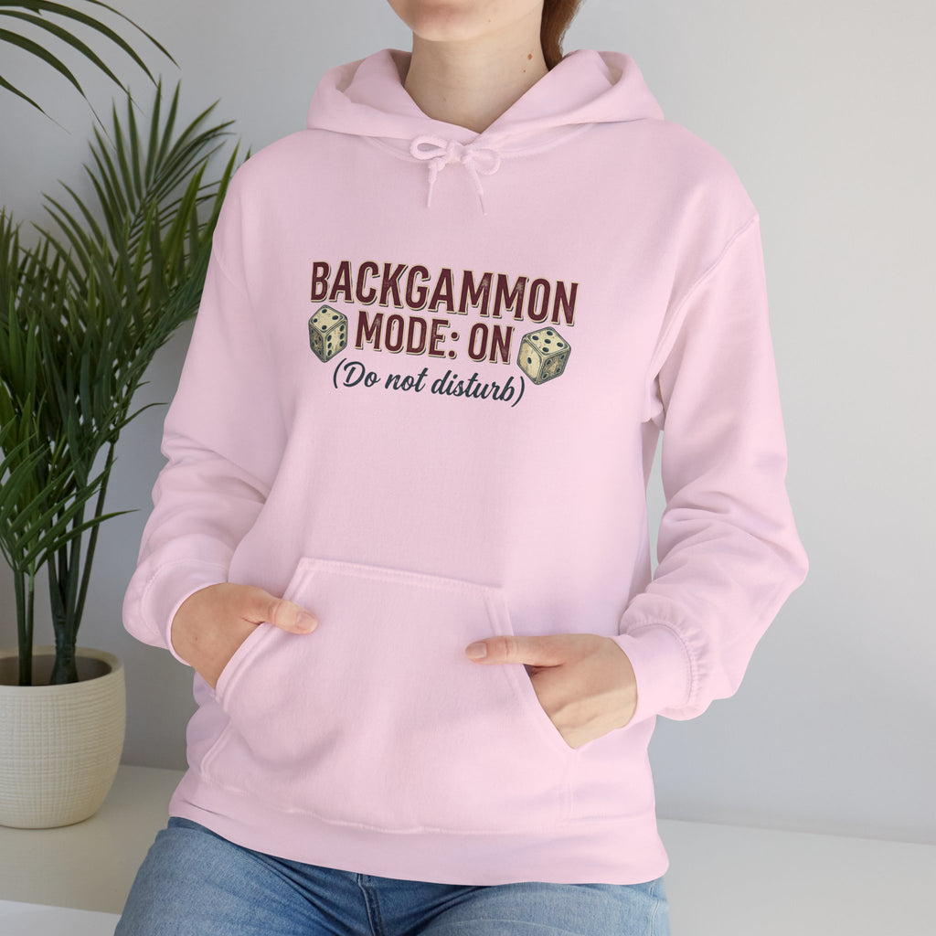 Backgammon Mode: On. Do Not Disturb Unisex Heavy Blend™ Hooded Sweatshirt