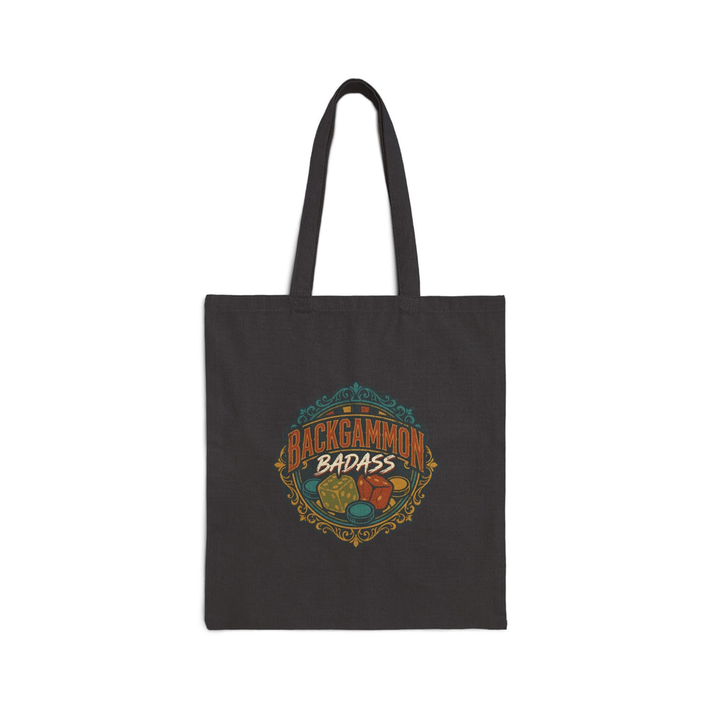 Backgammon Badass Canvas Tote Bag