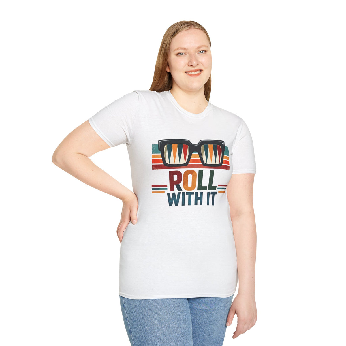 Roll with it 2 T-Shirt — Retro Summer Vibes Graphic Tee