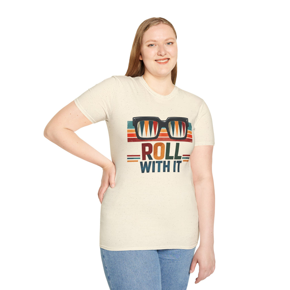 Roll with it 2 T-Shirt — Retro Summer Vibes Graphic Tee
