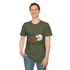 Cats, Coffee & Backgammon 2 T-Shirt — Retro Cat Lover Tee