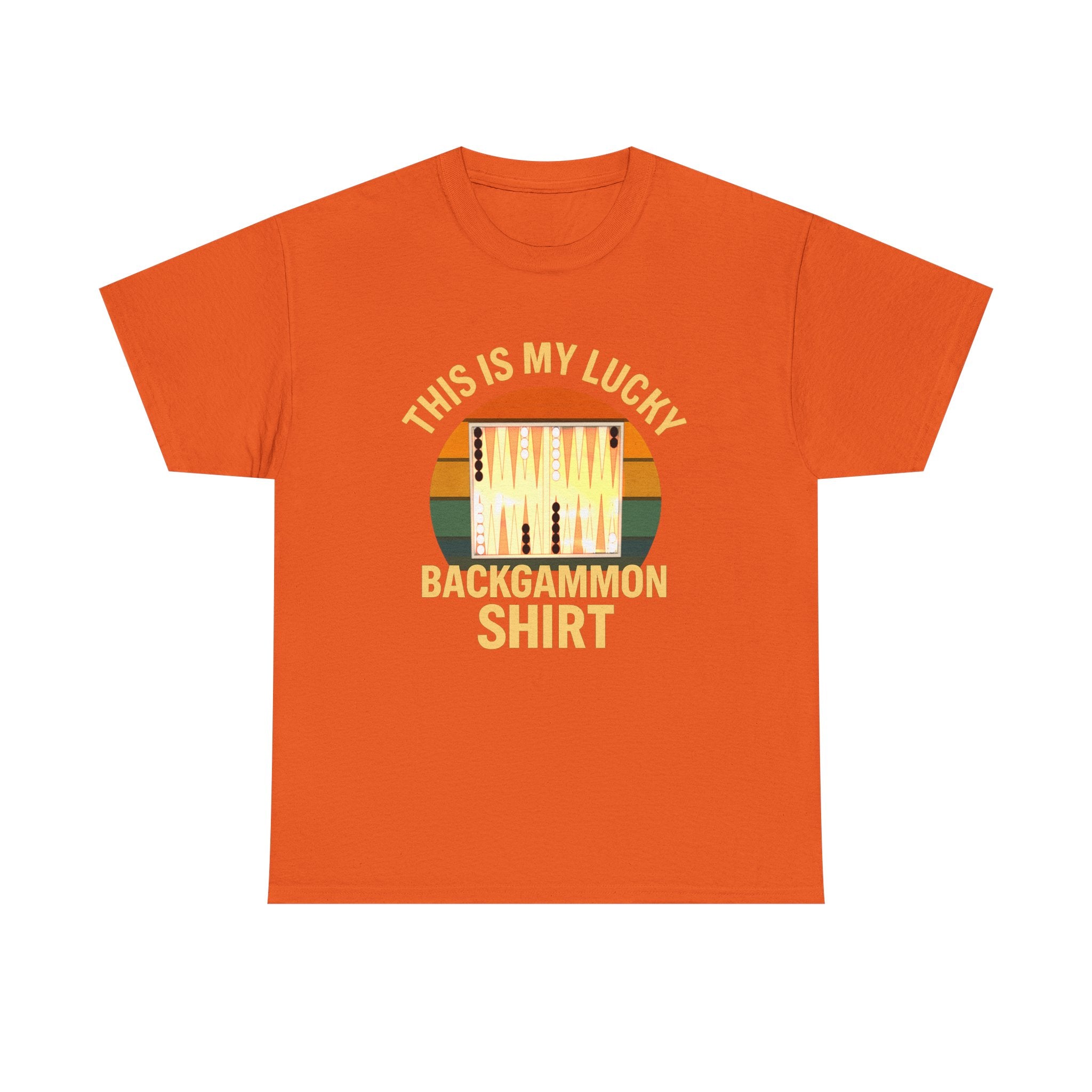 This Is My Lucky Backgammon Shirt Tee — Retro Backgammon Player T-Shirt