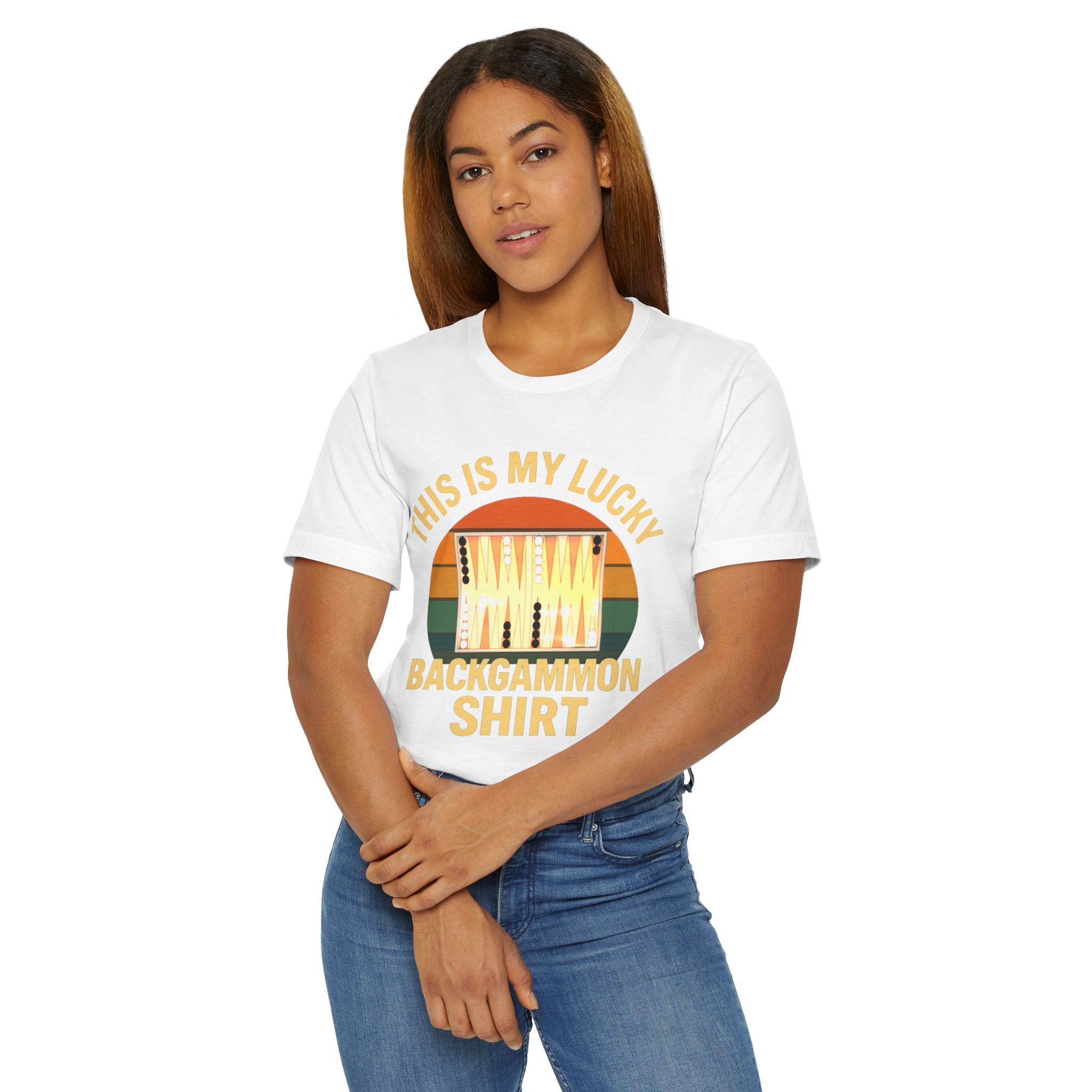 This Is My Lucky Backgammon Shirt 2 Unisex Jersey T-Shirt