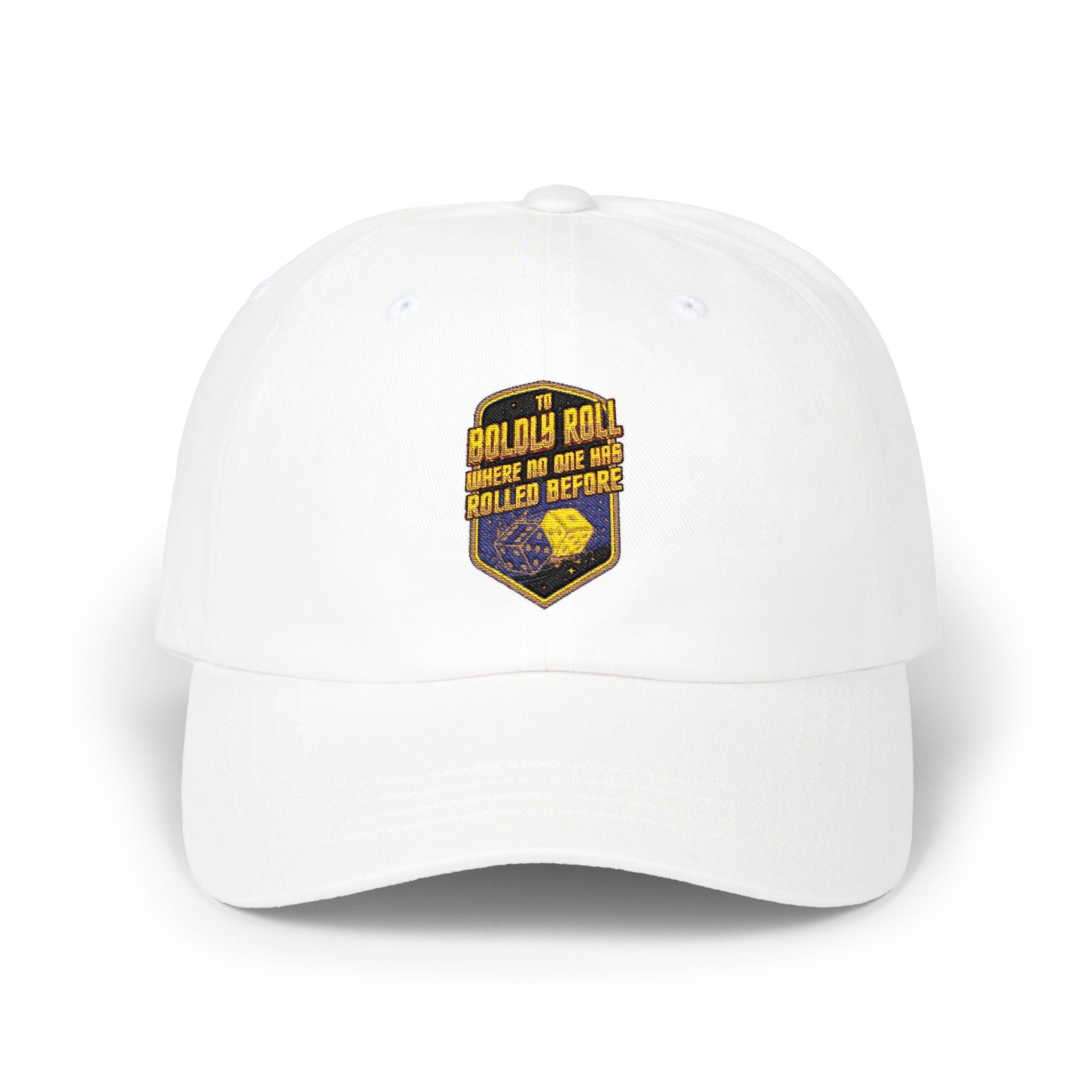 To  Boldly Roll Where No One Has Rolled Before Baseball Hat