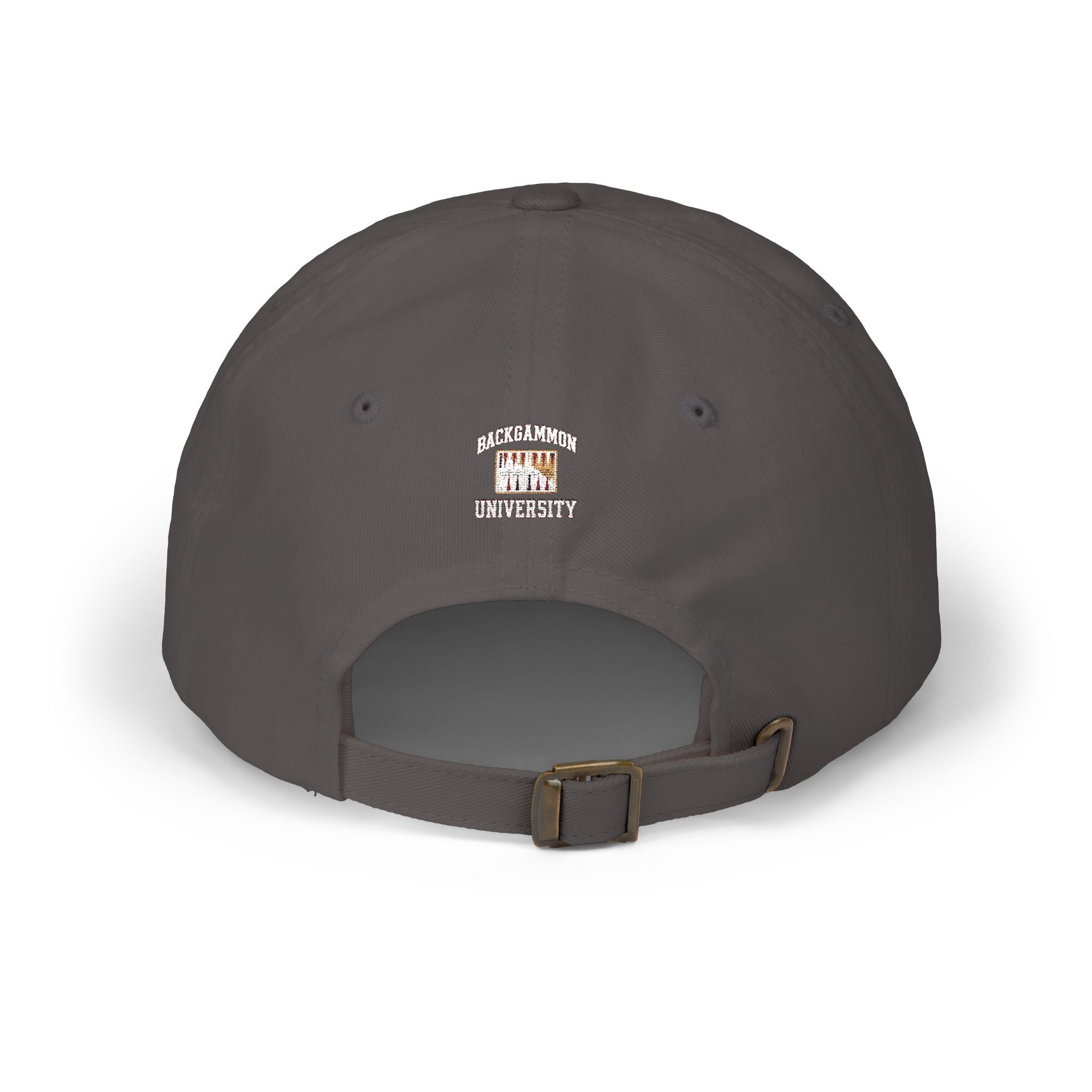 Backgammon University Dad Cap — Vintage Backgammon Board Baseball Hat