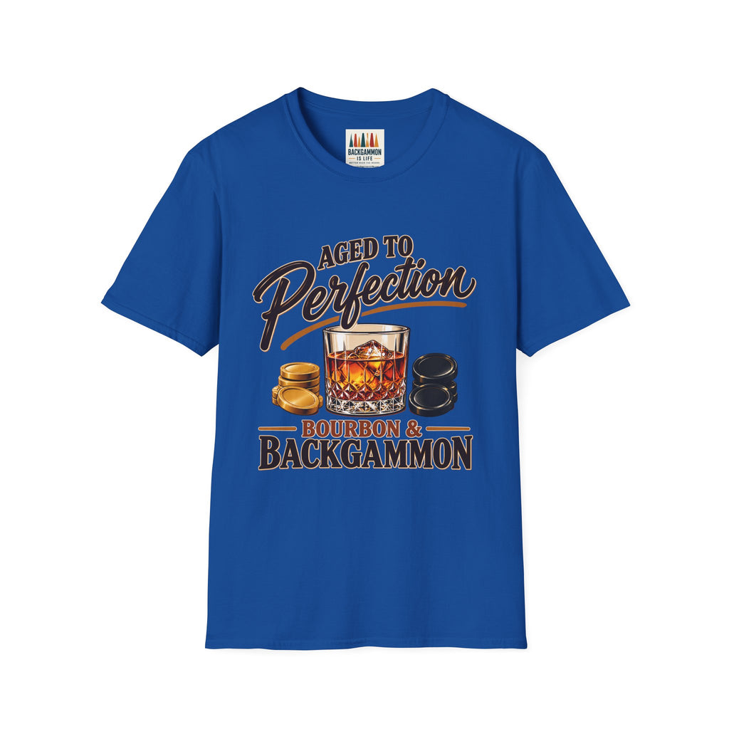 Aged to Perfection – Bourbon & Backgammon T-Shirt