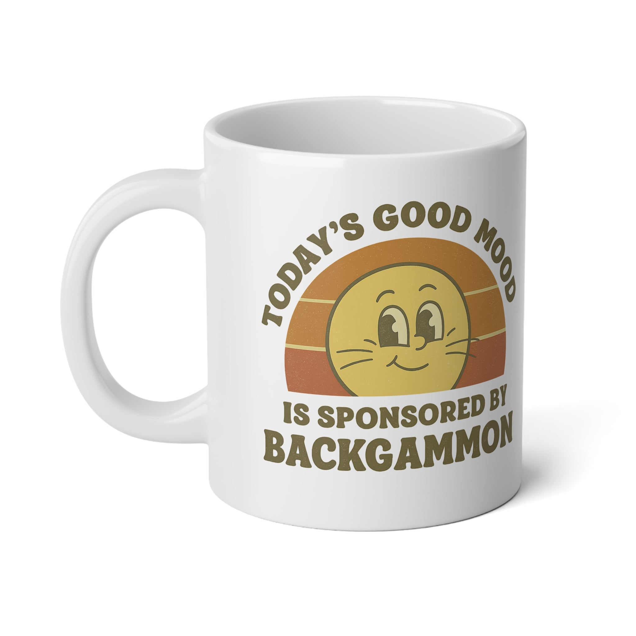 Today's Good Mood Is Sponsored By Backgammon Jumbo Mug, 20oz