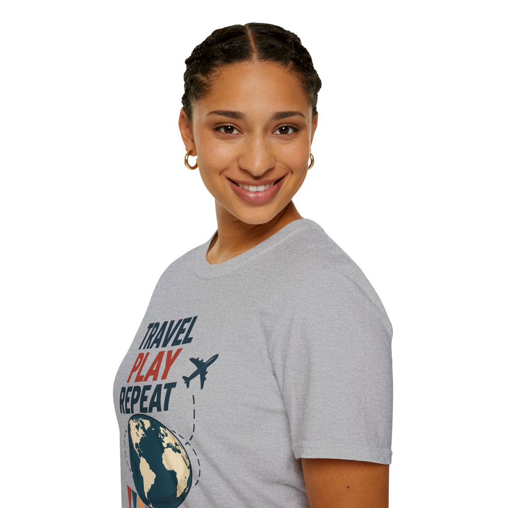 Travel Play Repeat T-Shirt – Backgammon
