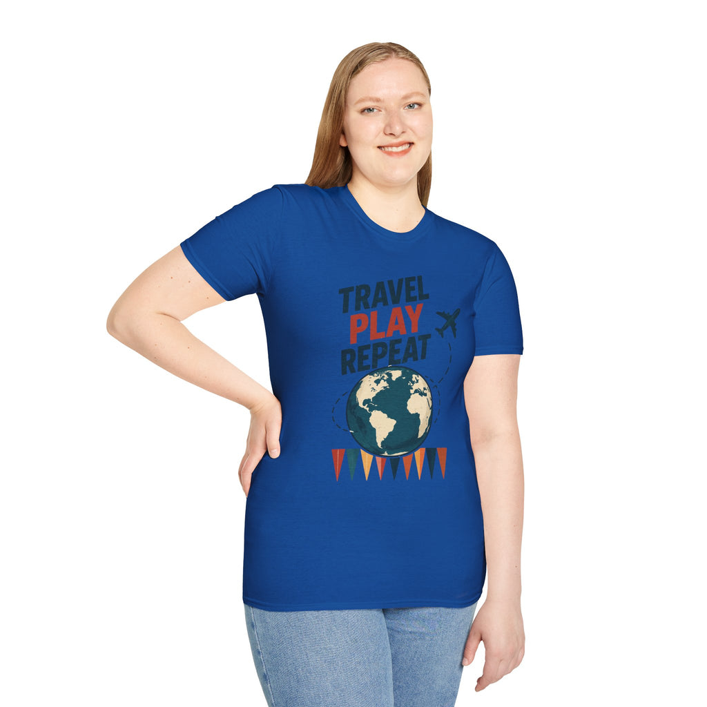 Travel Play Repeat T-Shirt – Backgammon
