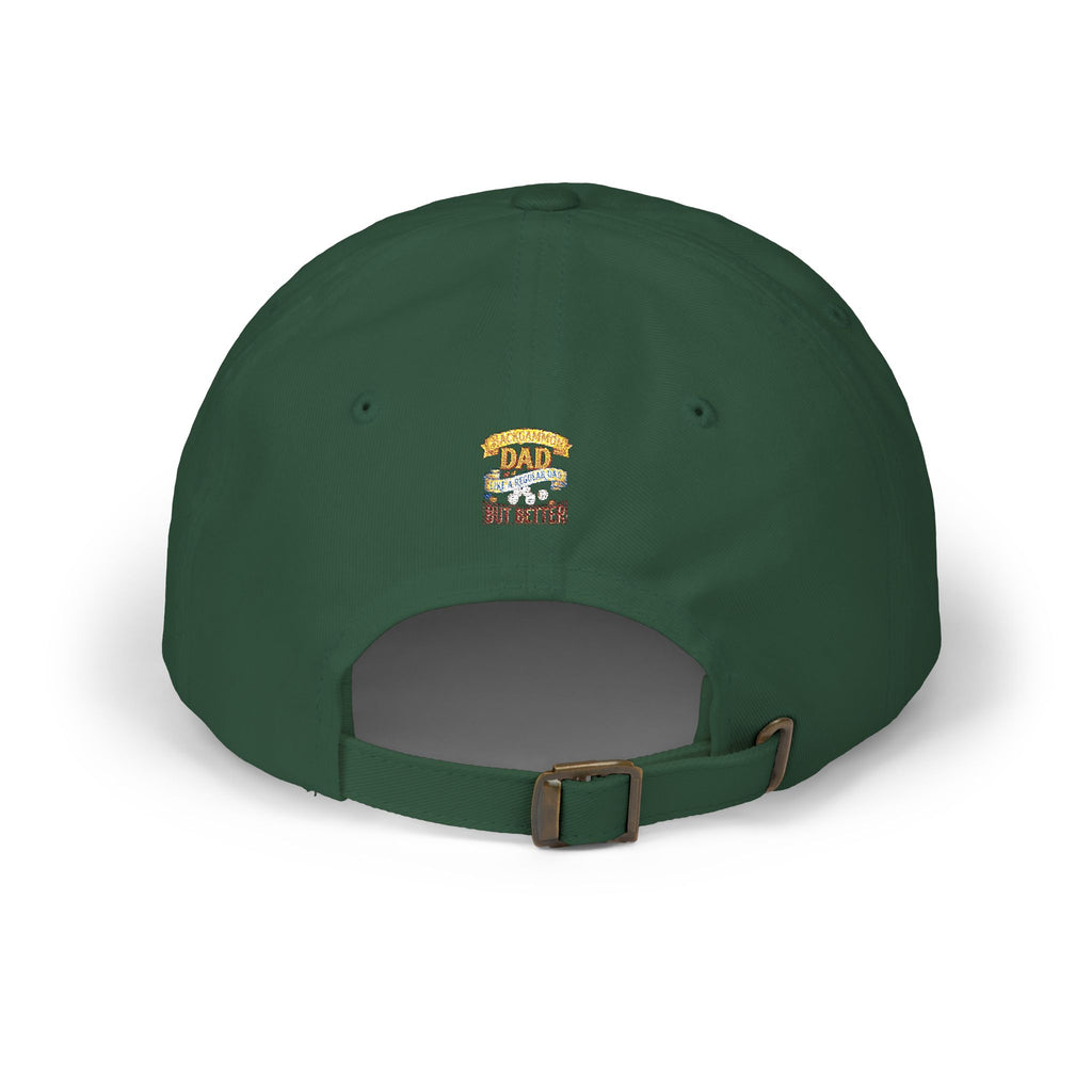Backgammon Dad "Like a Regular Dad But Better" Embroidered Classic Cap