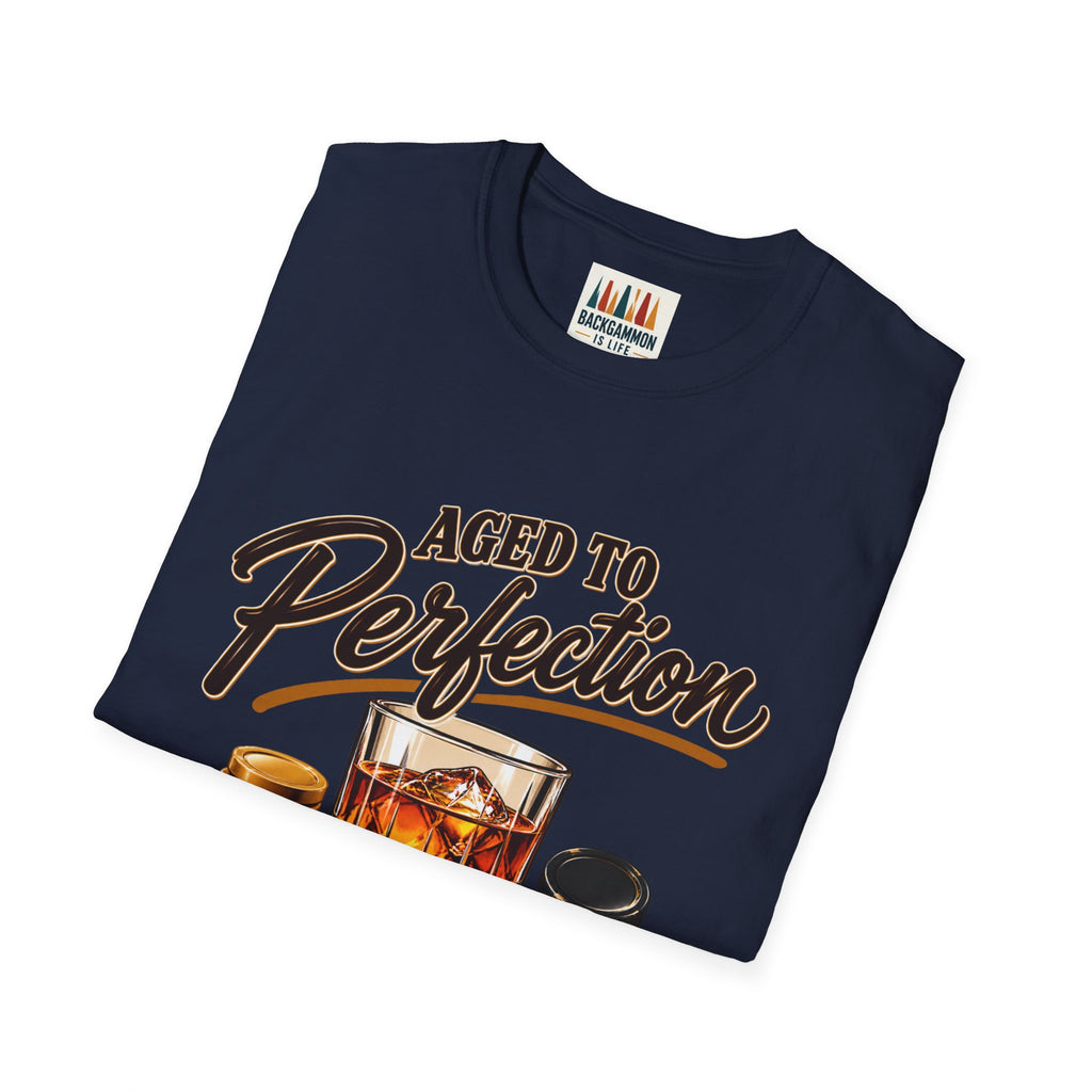 Aged to Perfection – Bourbon & Backgammon T-Shirt