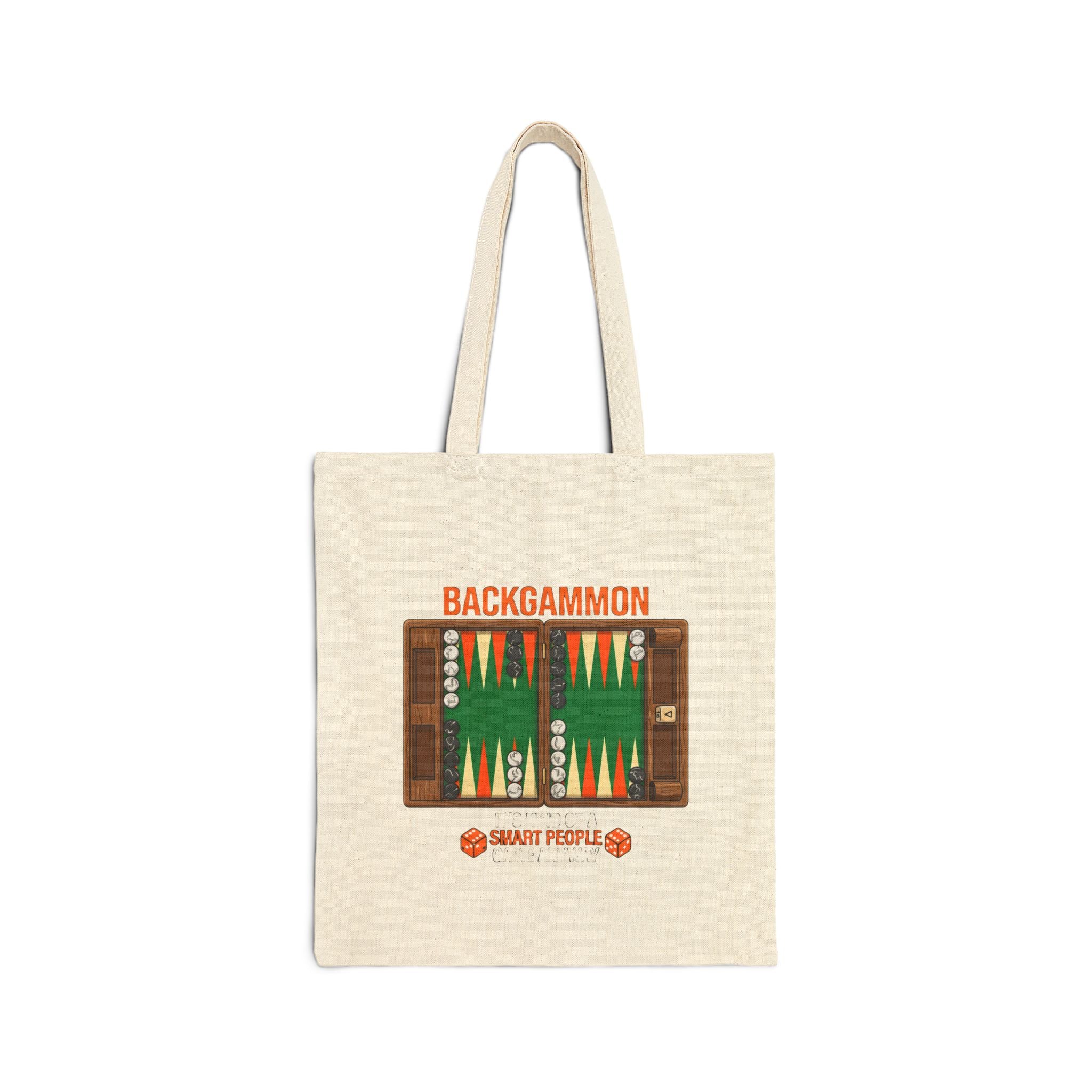 "It's Okay If You Don't Like Backgammon" Canvas Tote Bag — 'Backgammon' Game Board Design for Players & Gifts
