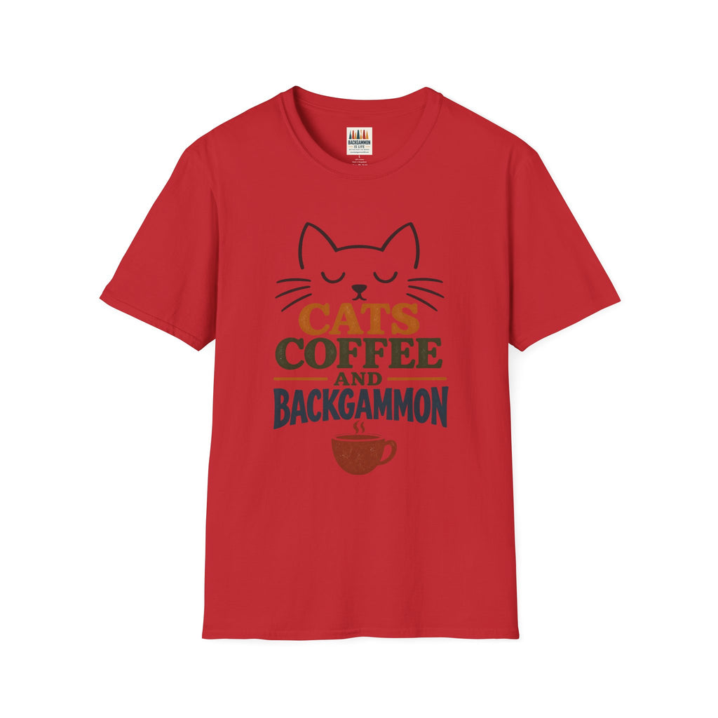 Cats, Coffee and Backgammon 1 T-Shirt