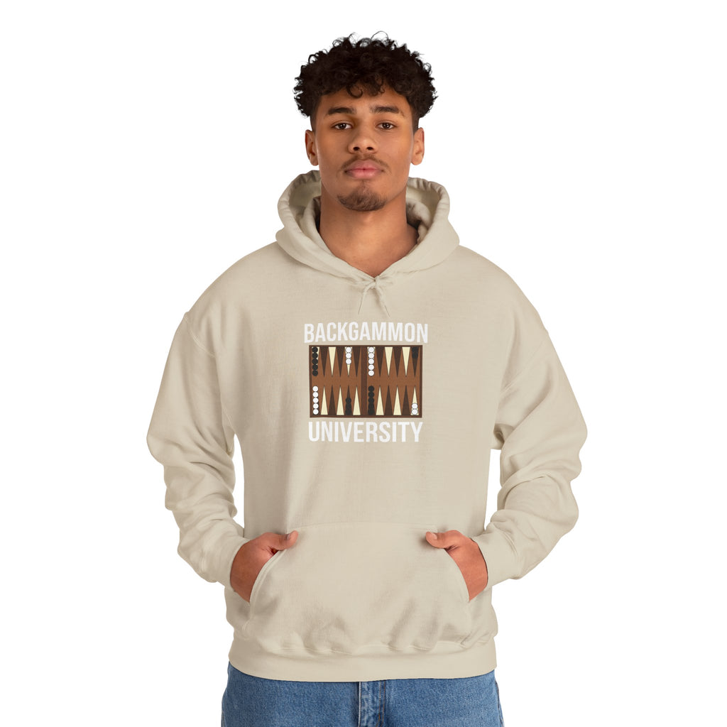 Backgammon University Unisex Heavy Blend™ Hooded Sweatshirt