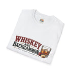 Whiskey and Backgammon T-Shirt — Vintage Bar Game Tee