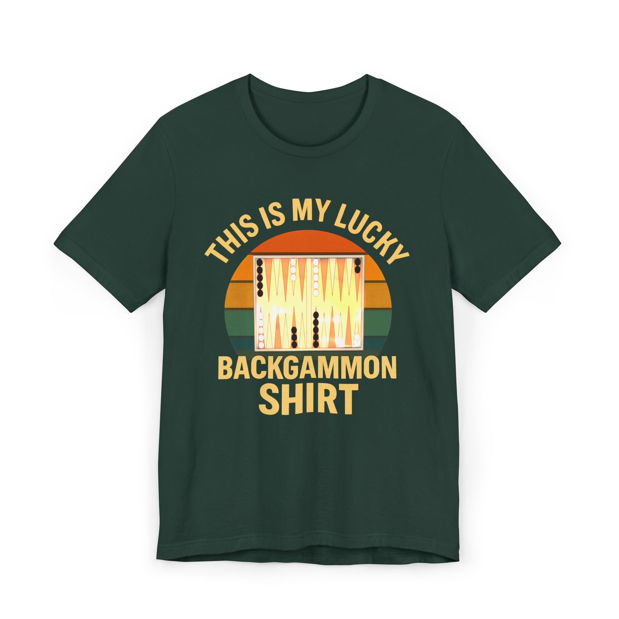 This Is My Lucky Backgammon Shirt 2 Unisex Jersey T-Shirt