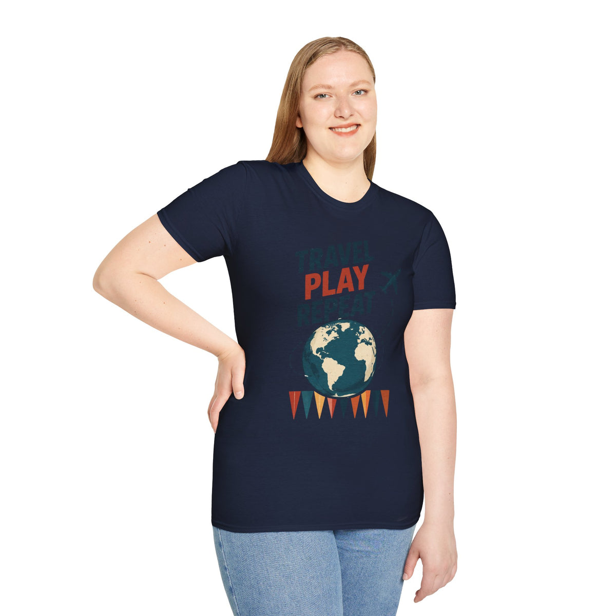 Travel Play Repeat T-Shirt – Backgammon