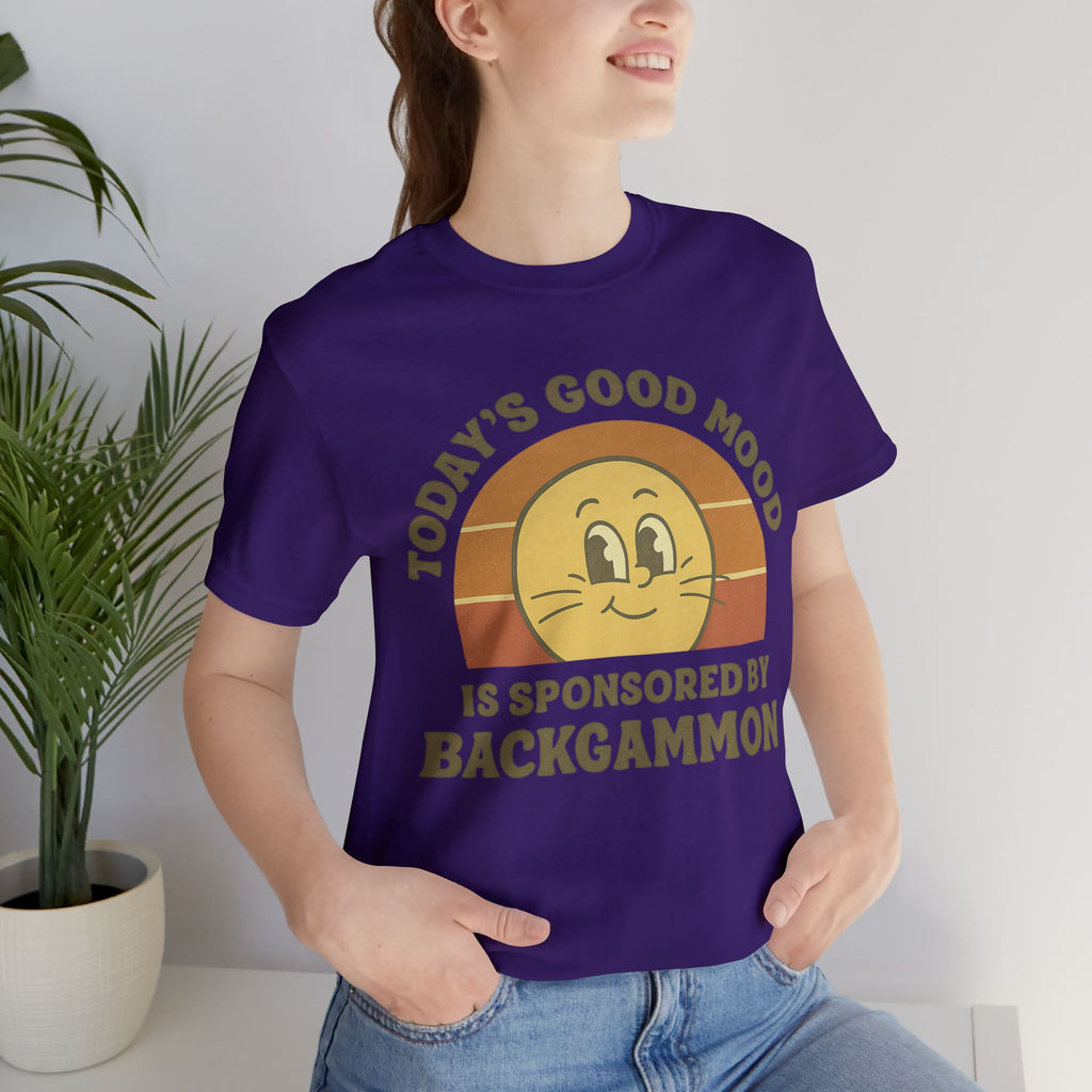 Today’s Good Mood Is Sponsored By Backgammon Unisex Jersey T-shirt