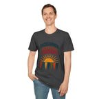 Backgammon Cheaper Than Therapy T-Shirt – Retro Sunset Board Game Tee