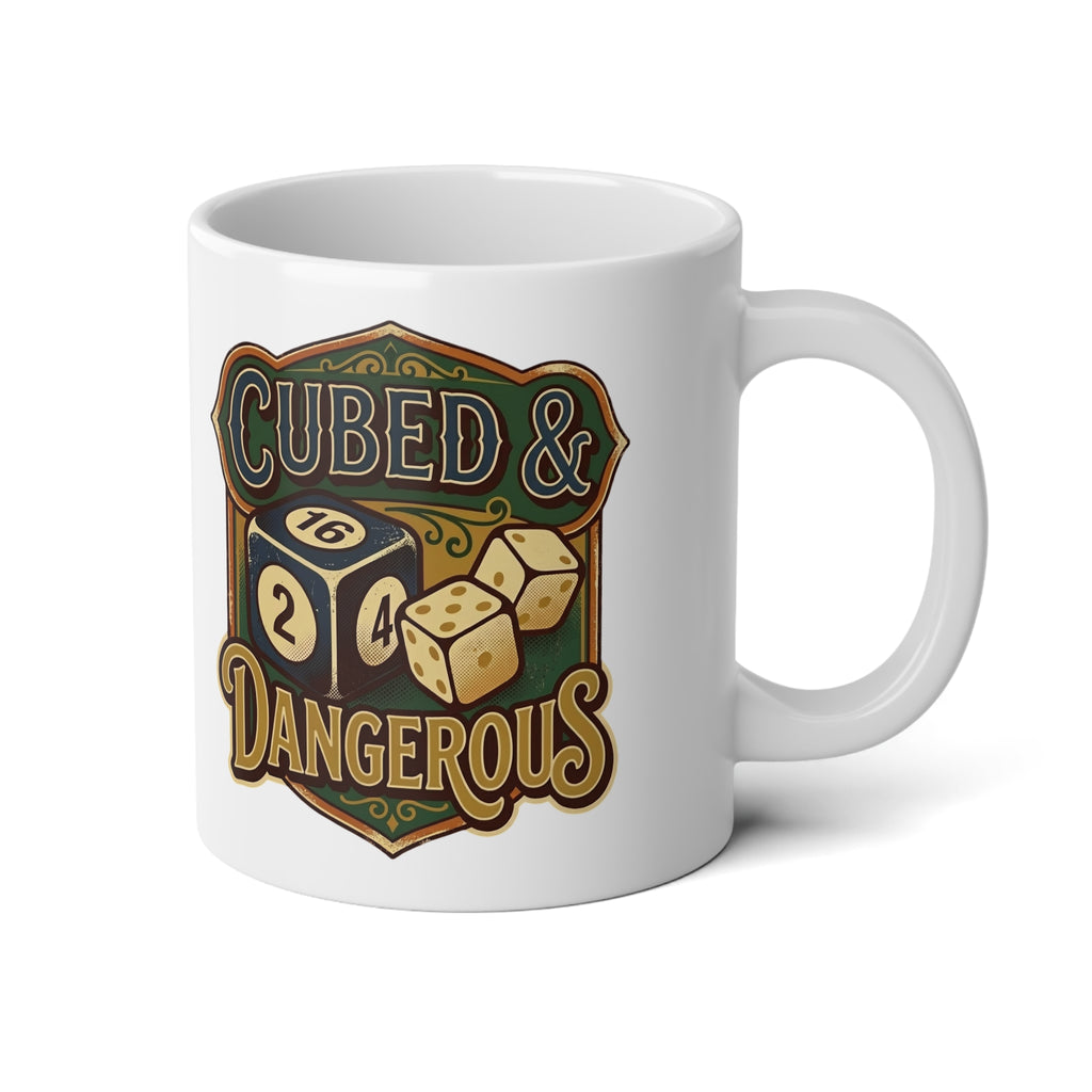 Cubed & Dangerous Jumbo Mug, 20oz
