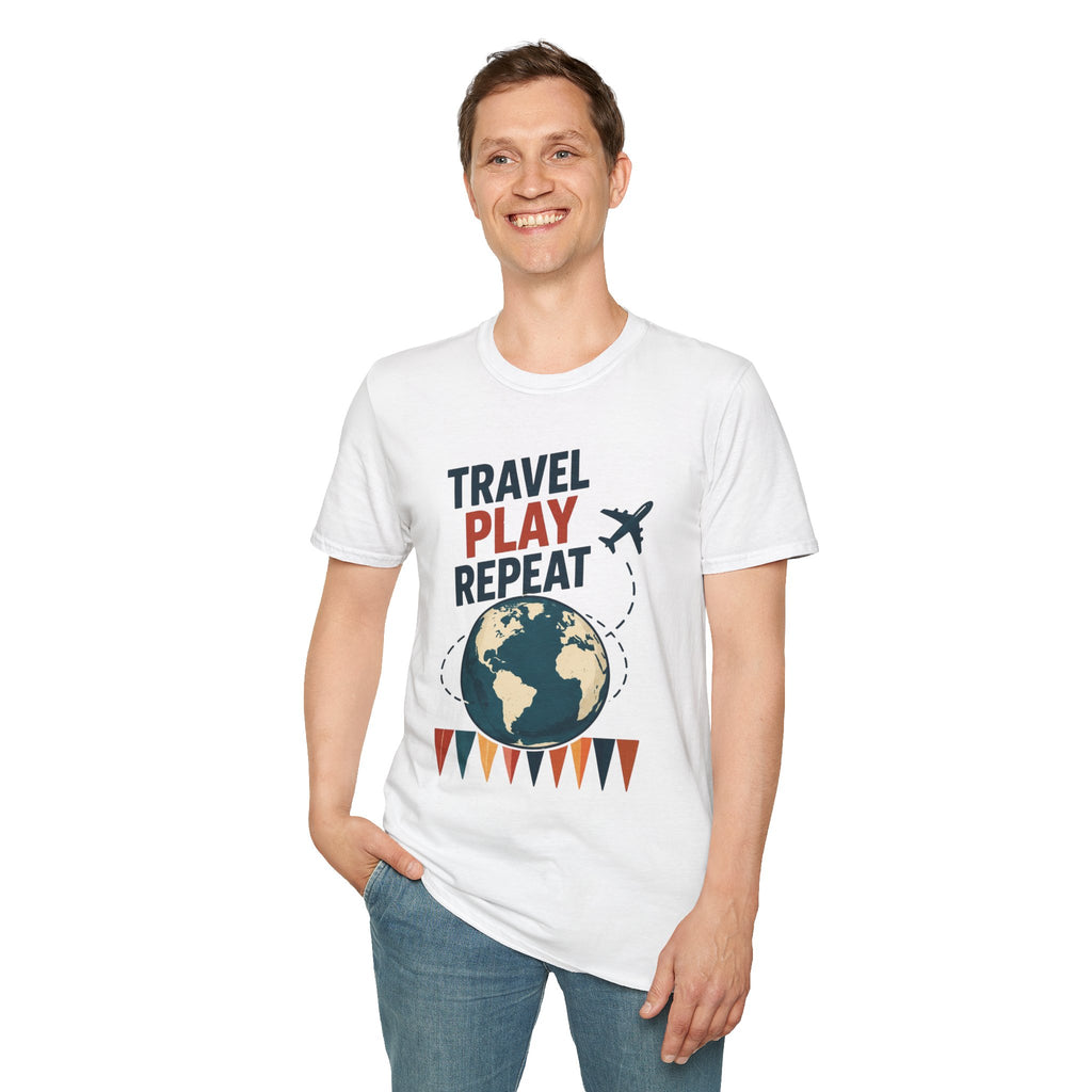 Travel Play Repeat T-Shirt – Backgammon