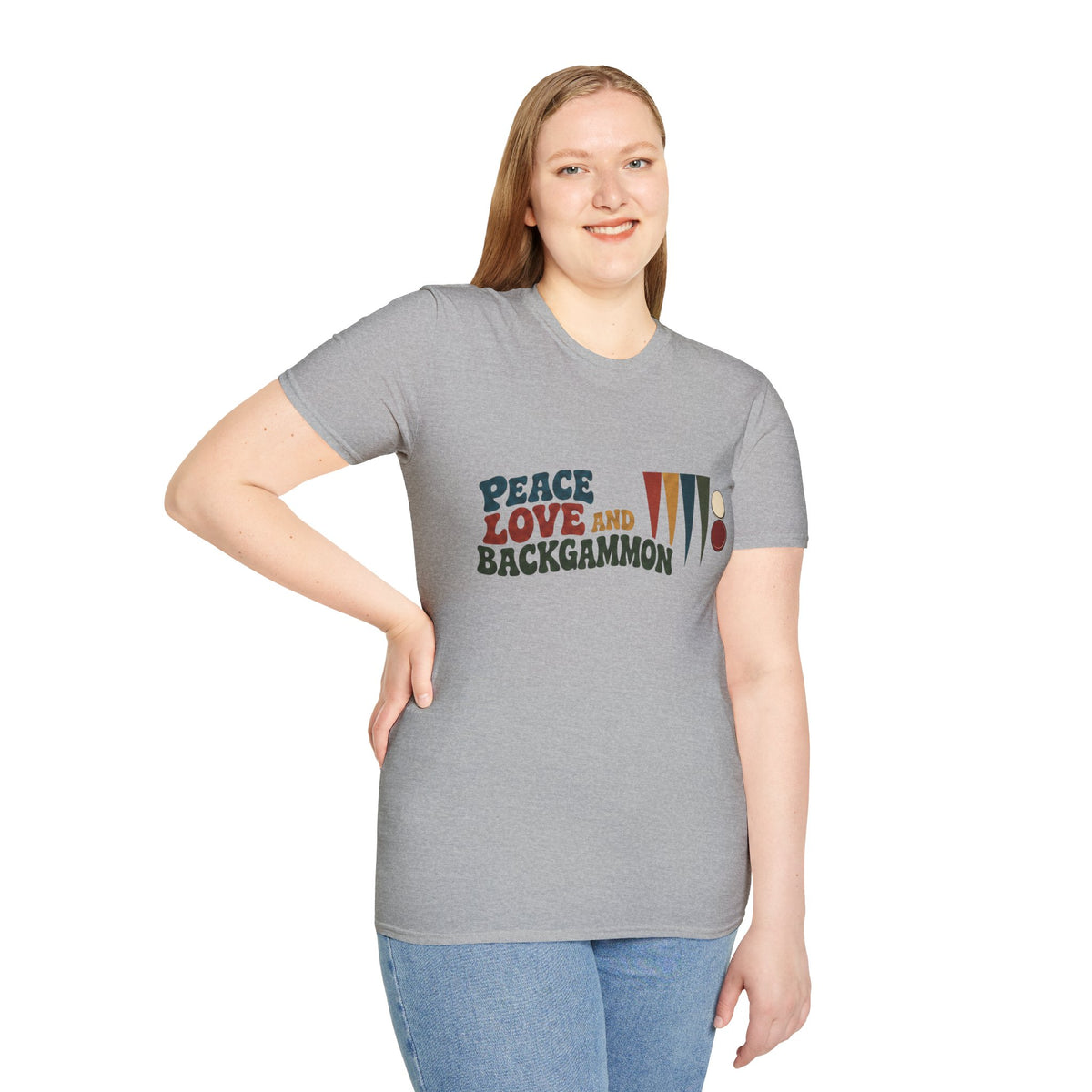 Peace, Love and Backgammon T-Shirt
