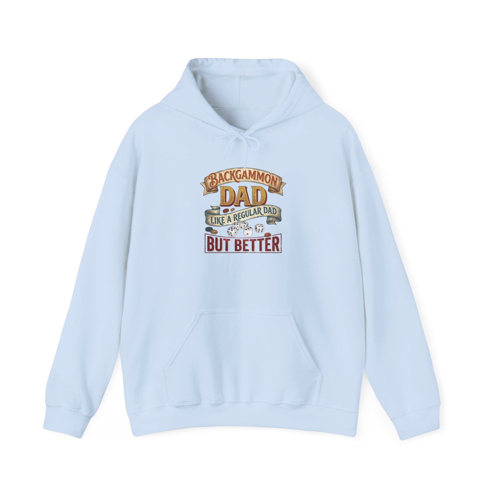 Backgammon Dad "Like a Regular Dad But Better" Unisex Heavy Blend™ Hooded Sweatshirt