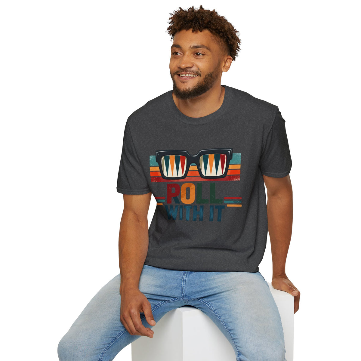 Roll with it 2 T-Shirt — Retro Summer Vibes Graphic Tee