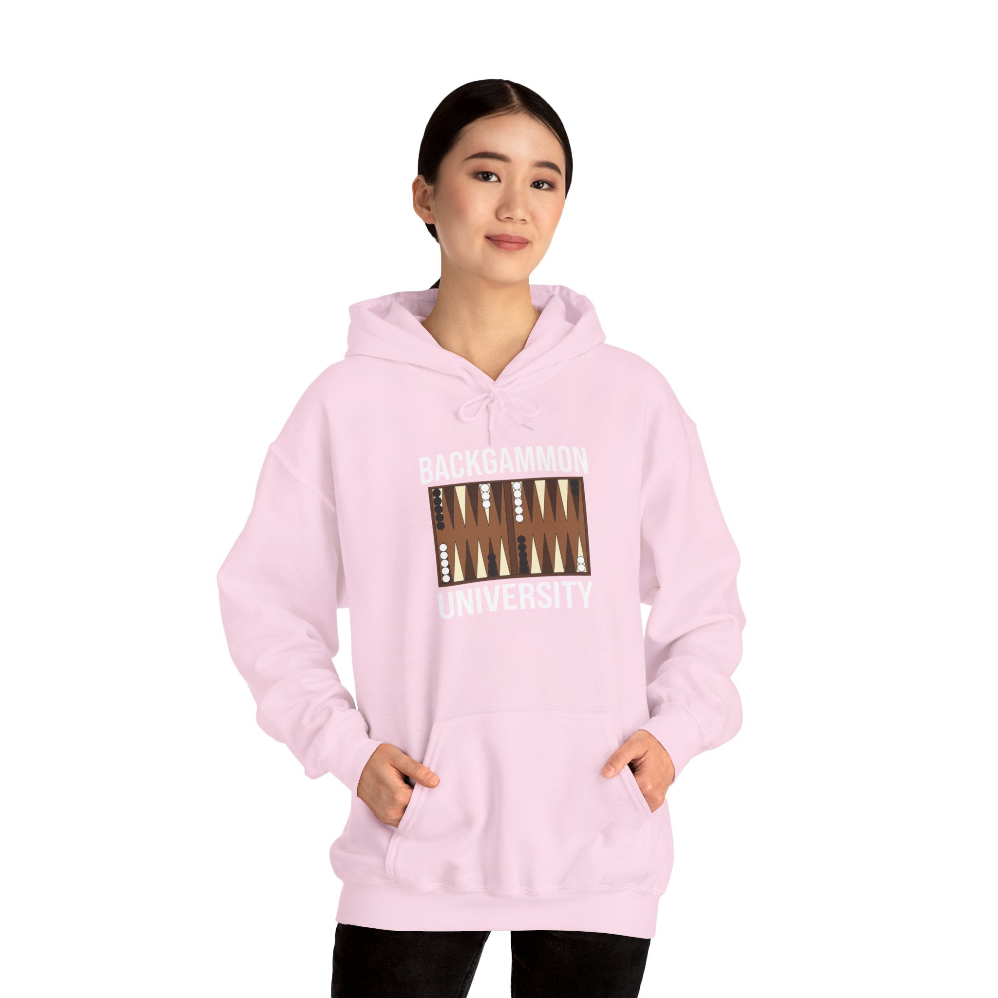 Backgammon University Unisex Heavy Blend™ Hooded Sweatshirt