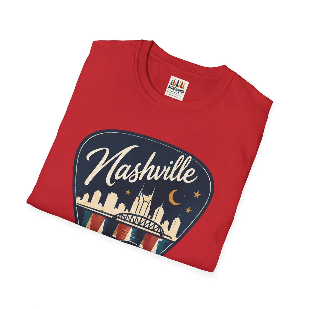 Nashville and Backgammon 2 T-Shirt — "Always a Good Idea" Vintage City Game Tee