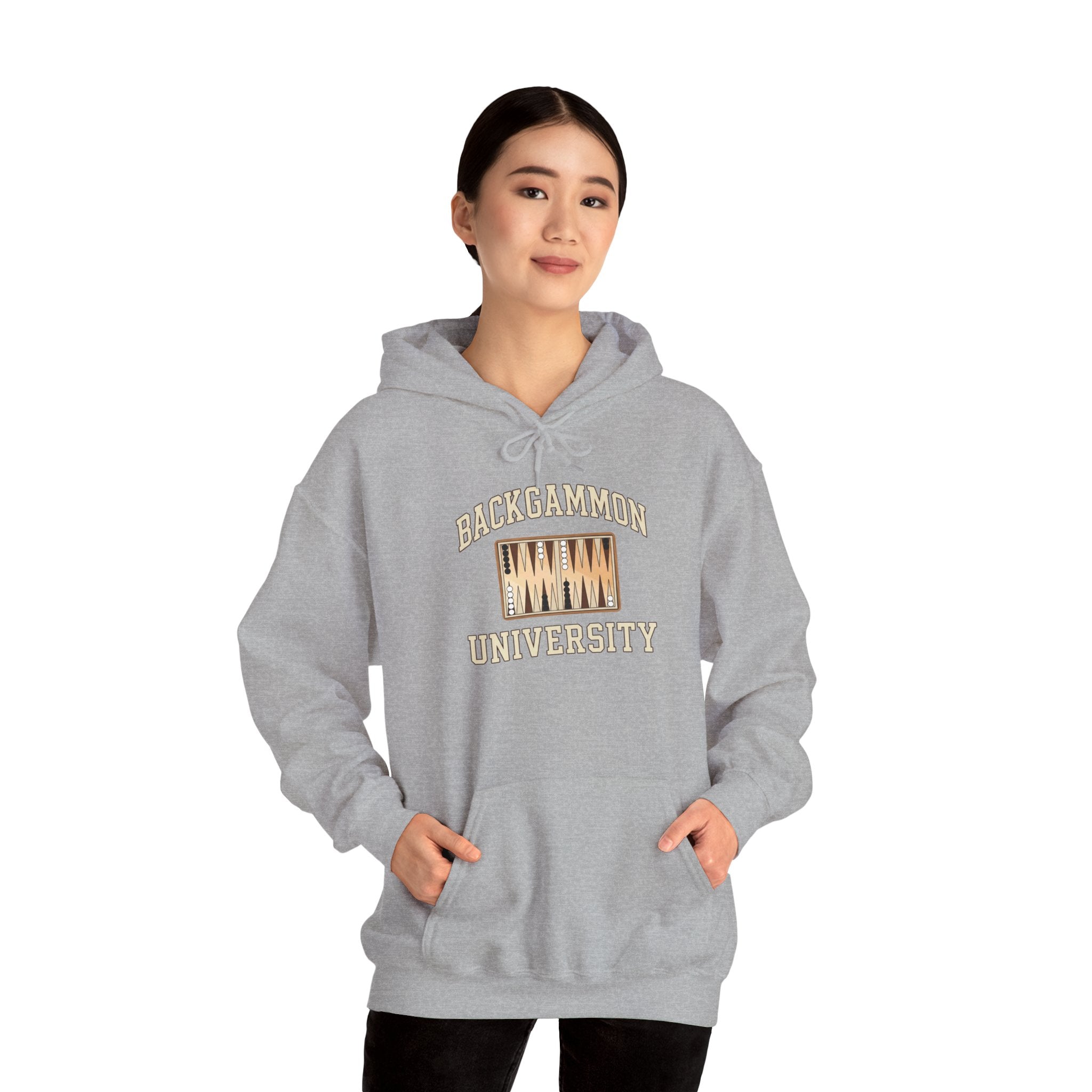 Backgammon University 2 Unisex Heavy Blend™ Hooded Sweatshirt