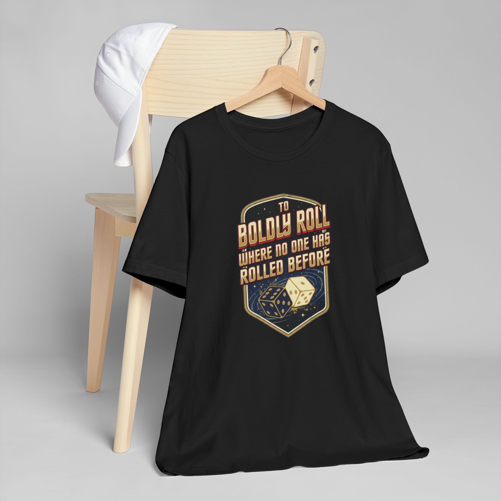 To Boldly Roll Where No One Has Rolled Before Unisex Jersey T-Shirt
