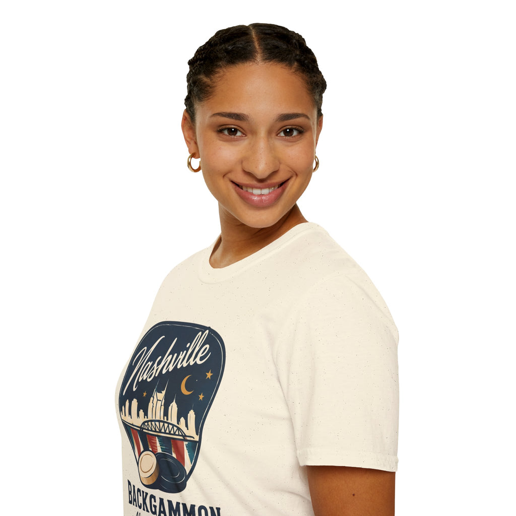 Nashville and Backgammon 2 T-Shirt — "Always a Good Idea" Vintage City Game Tee