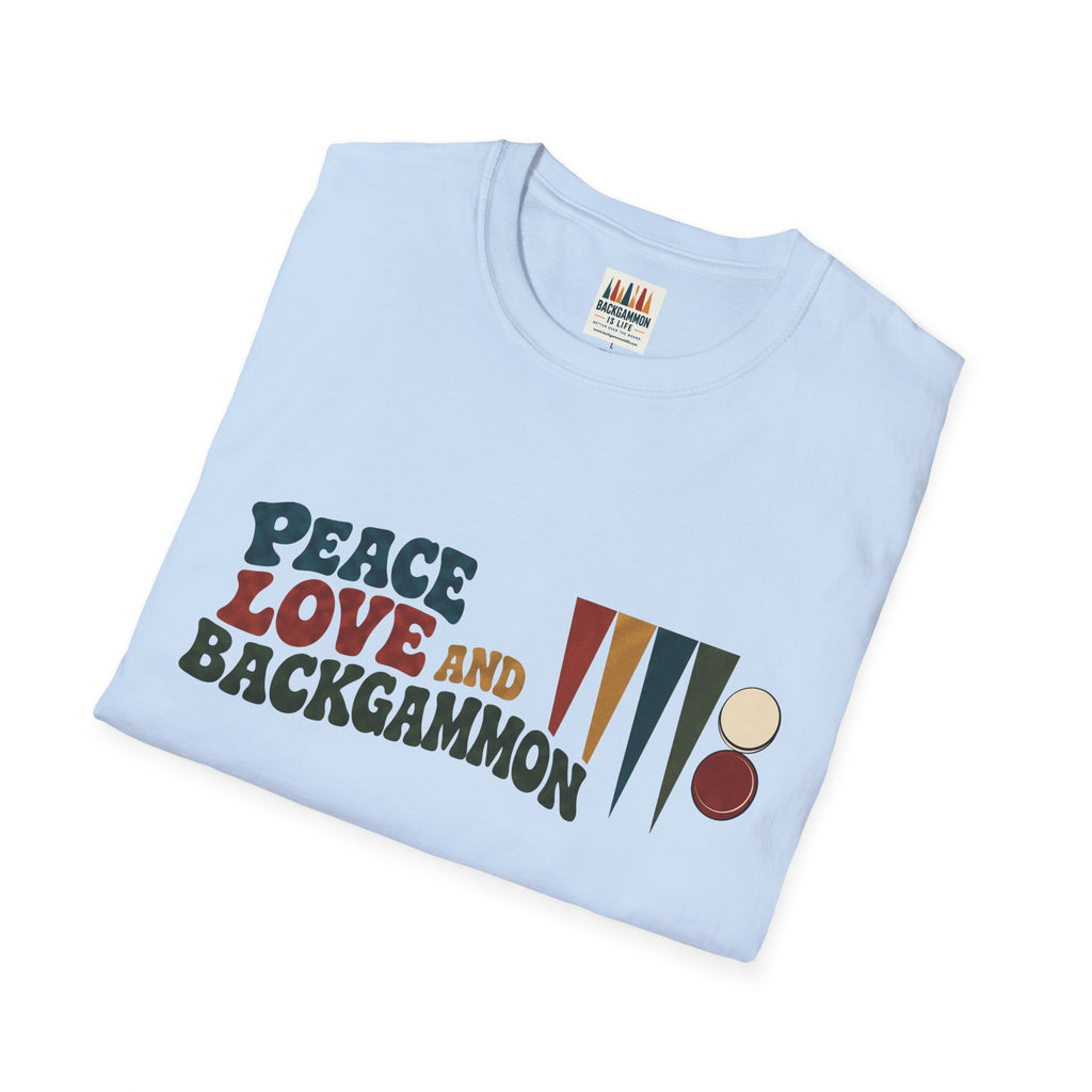 Peace, Love and Backgammon T-Shirt