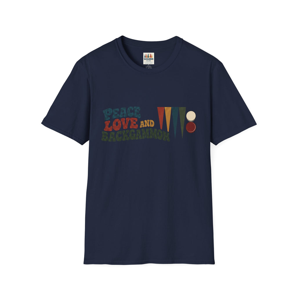 Peace, Love and Backgammon T-Shirt