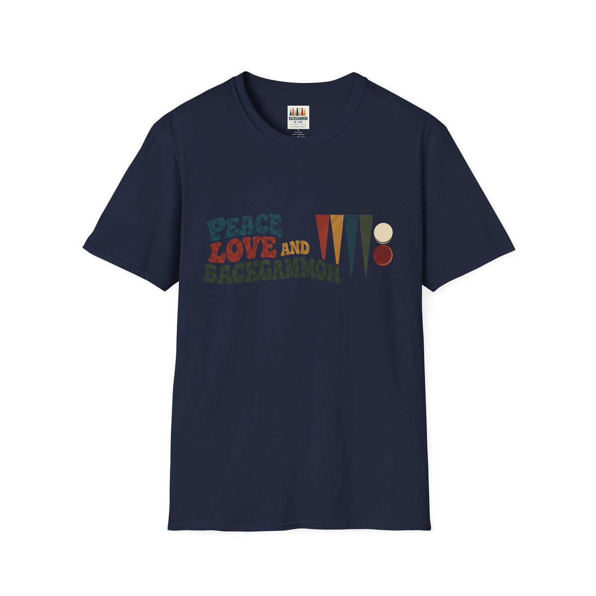 Peace, Love and Backgammon T-Shirt