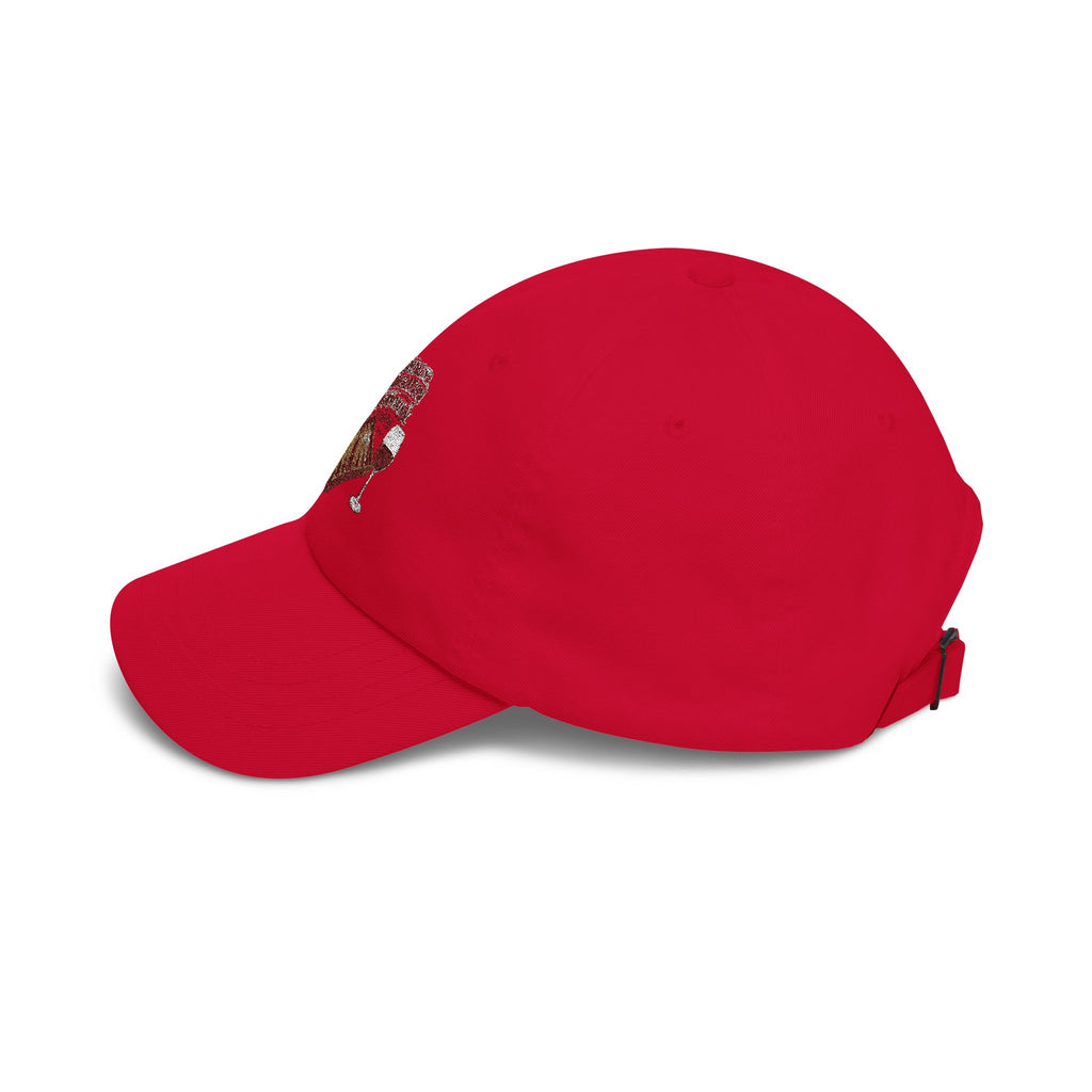 Everything In Moderation Except Backgammon And Wine Embroidered Baseball Hat